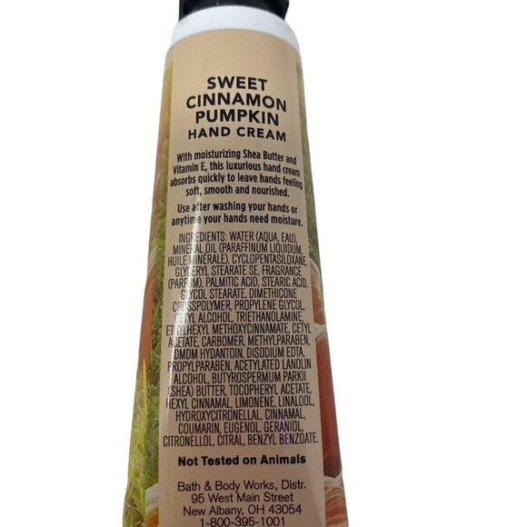 Bath and Body Works Sweet Cinnamon Pumpkin Shea Butter Hand Cream 1.0 Fl Oz 2022 - Picture 4 of 5
